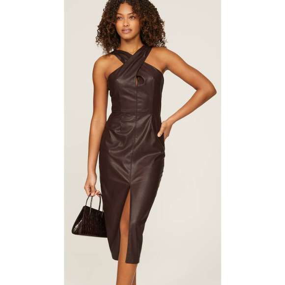 Saylor Rach Dress Sheath Maroon Sleeveless Size Medium - Picture 1 of 8